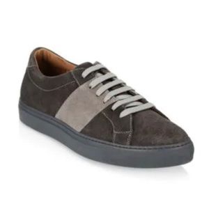 Saks Fifth Avenue Collection Suede Sneakers 13